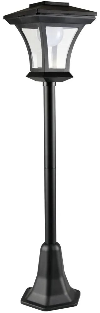 Lampada solare LED TIRANA LED/1,6W/1,2V 600 mAh IP44 nero