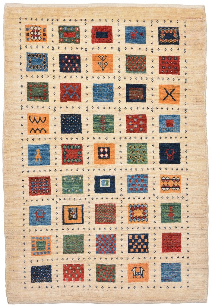 Loribaft Tappeto persiano 90 x 130 (Iran) Annodato A Mano