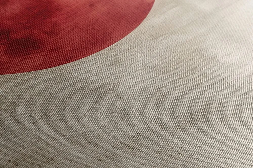 Stampa su tela – Japandi luna rossa