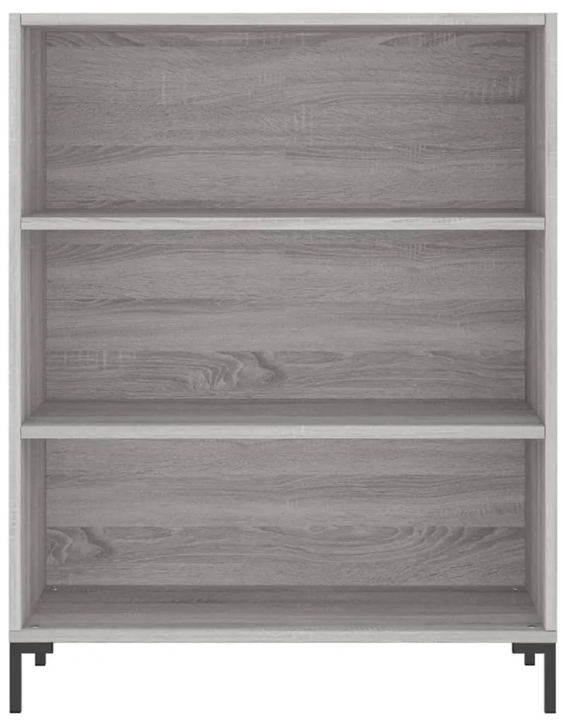 Credenza grigio sonoma 69,5x32,5x180 cm legno multistrato