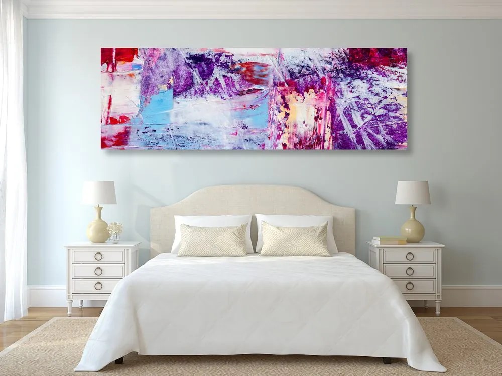 Quadro su tela – Texture viola
