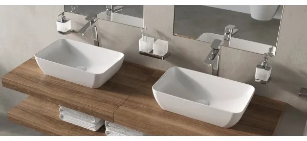 Ravak X070130 - Miscelatore per lavabo FREE 33,4 cm, finitura cromo lucido