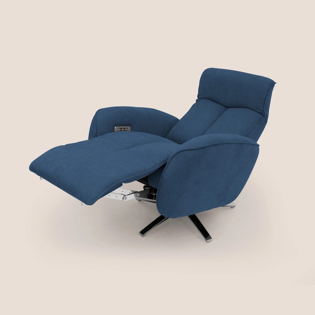EVA Poltroncina RELAX in morbido tessuto impermeabile T02 blu