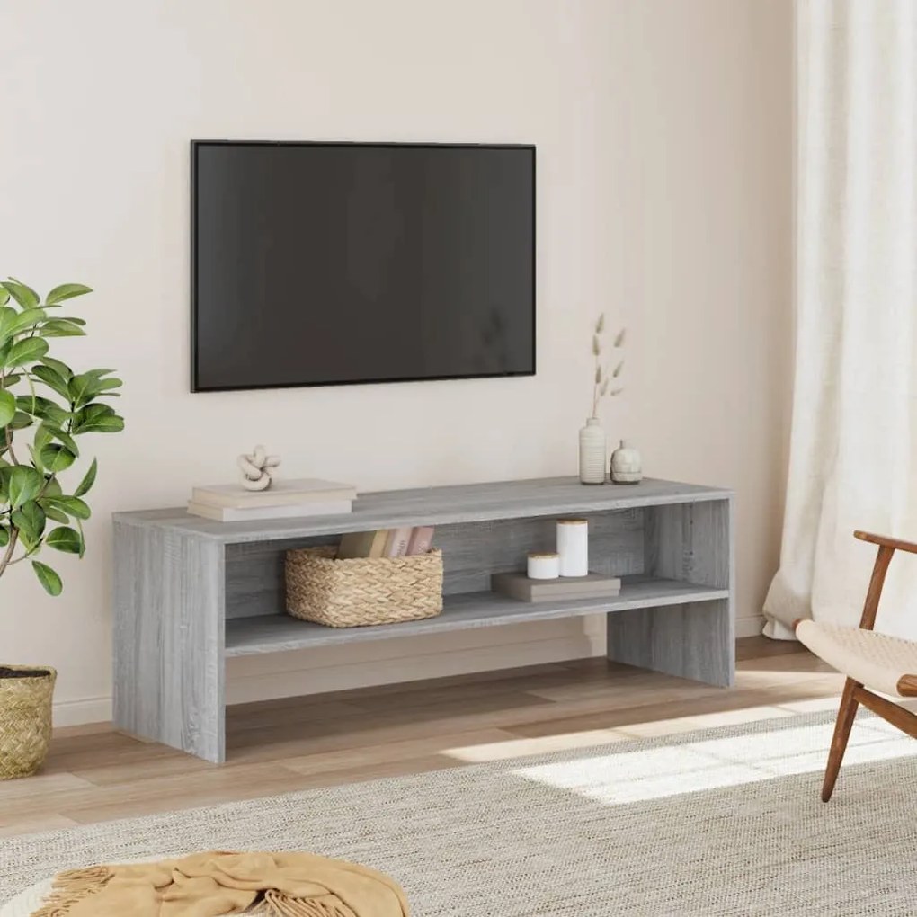 Mobile Porta Tv Grigio Sonoma 120x40x40 Cm İn Legno Multistrato /