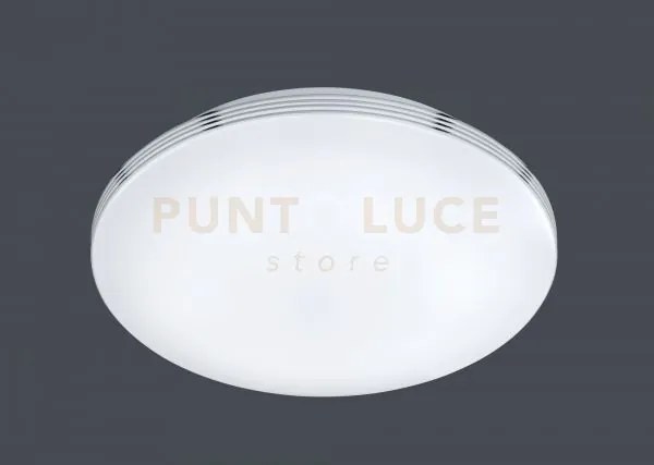 Apart plafoniera led bagno con bordo cromo d.41cm 22w 3000k 2500lm ...