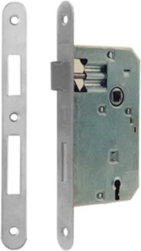 BONAITI Patent serratura quadro 8 mm interasse 70 mm grigio 50 bordo tondo