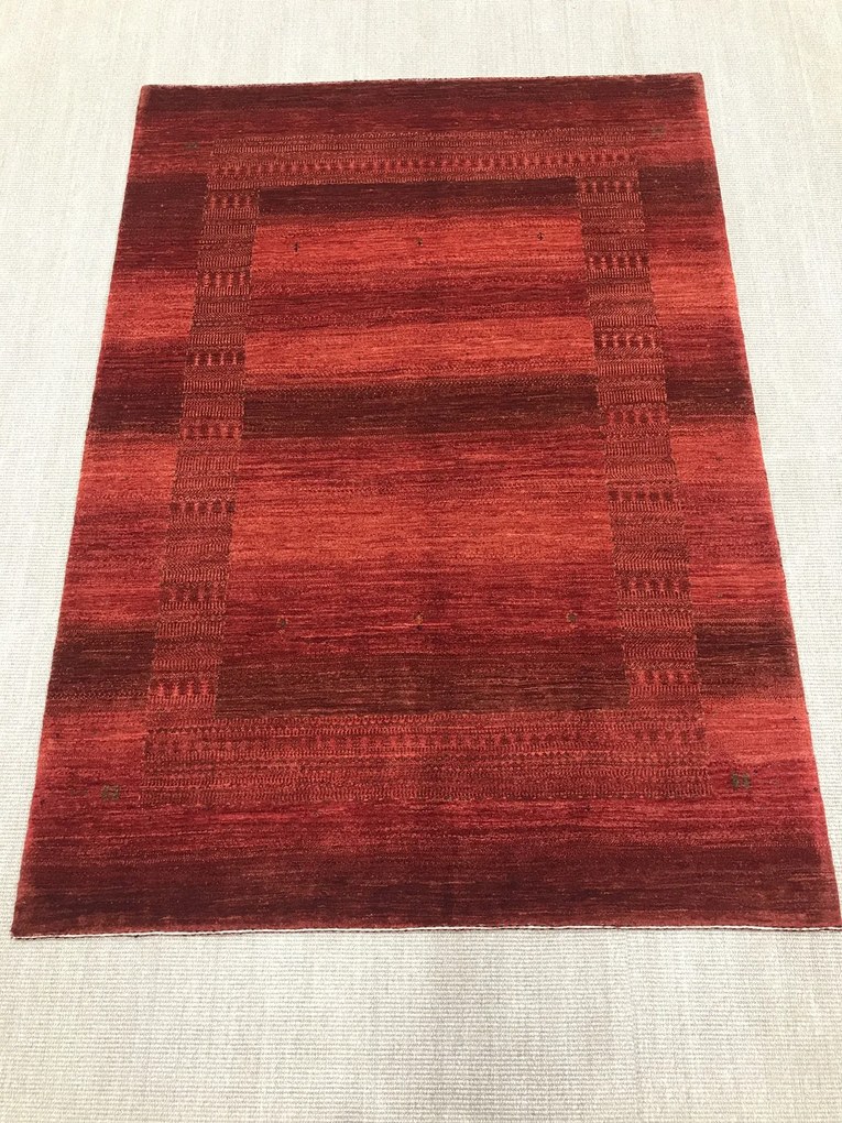 Loribaft Tappeto persiano 150x210 Rosso (Iran) Annodato A Mano