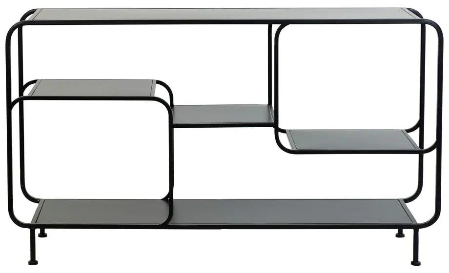 Libreria in metallo nero 141x81,5 cm Winston - Light &amp; Living