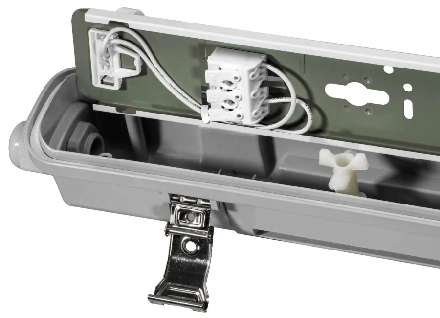 Plafoniera Stagna IP65 per Tubo LED 150cm - Unilaterale Plafoniera per 1 tubo LED da 150cm