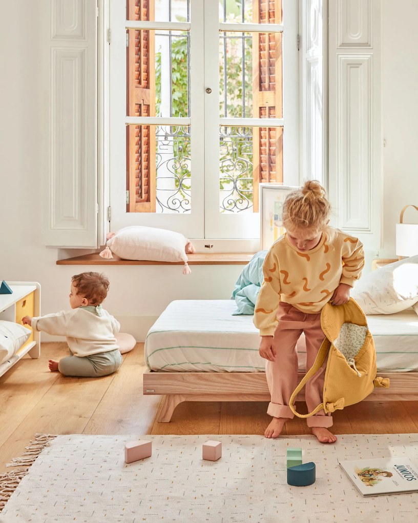 Kave Home - Set 2 cassetti per mobile contenitore Nunila in MDF senape