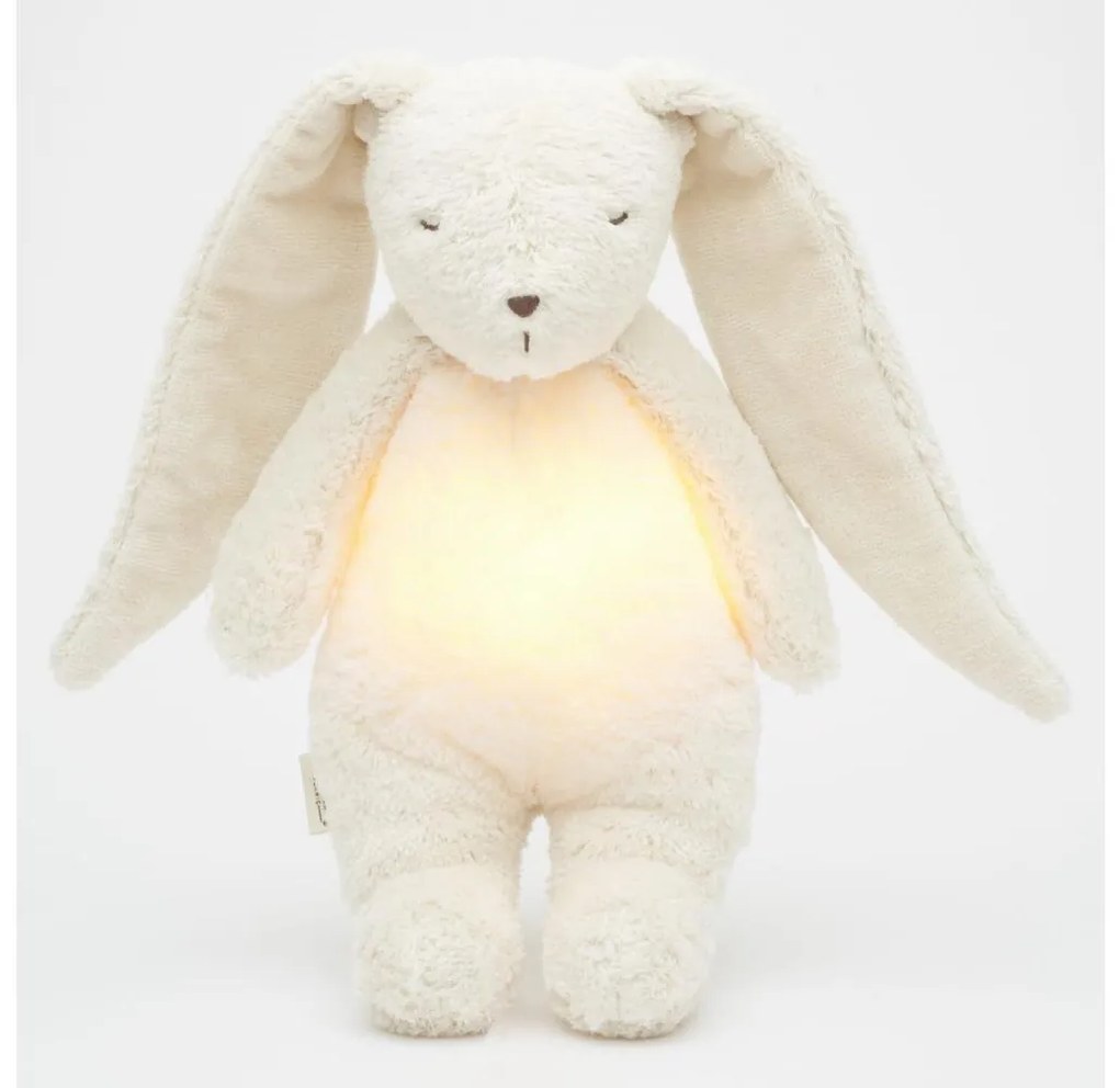 Moonie - Compagno di coccole con melodia e luce coniglietto 2.0 organic polar