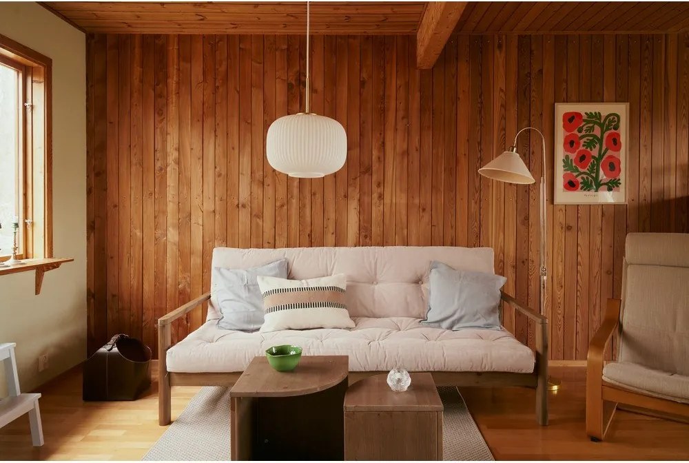 Divano letto marrone scuro 205 cm Knob - Karup Design