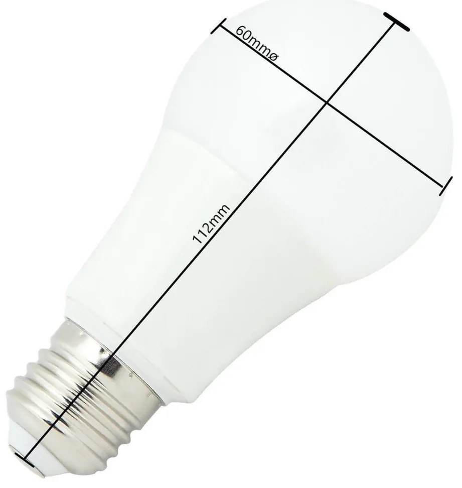 Lampada LED E27 A60 105W CRI>80 - LEDISENS