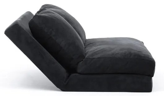 Divano letto nero 120 cm Taida - Balcab Home