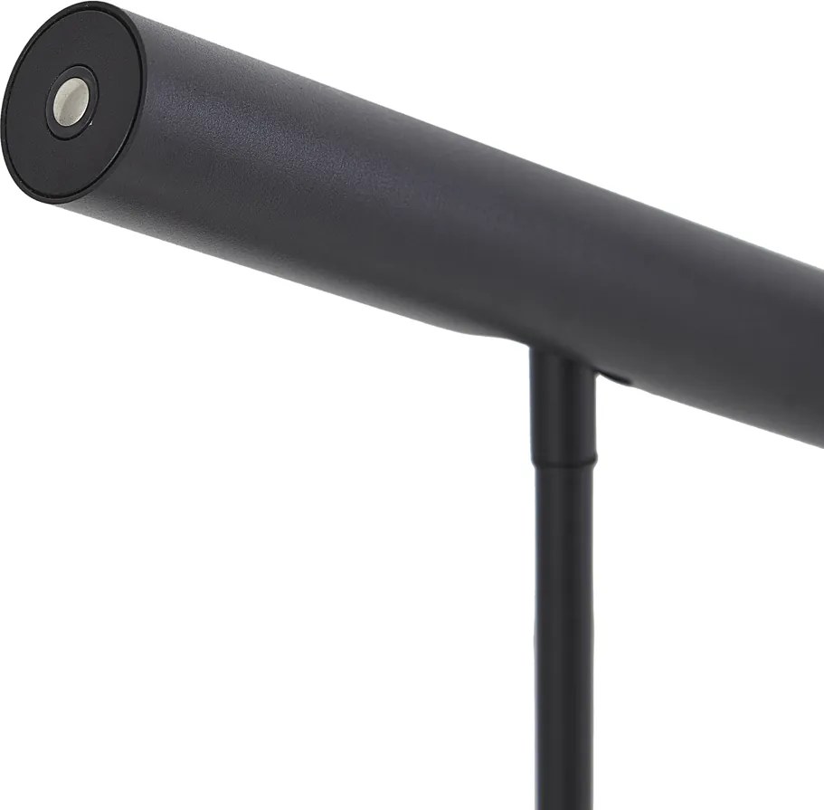 Lampada da tavolo moderna nera con LED e dimmer touch - Neva