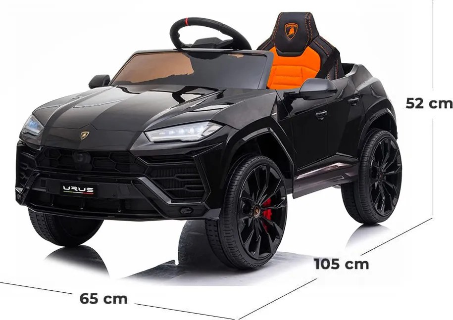 Macchina Elettrica per Bambini 12V con Licenza Lamborghini Urus Nera...