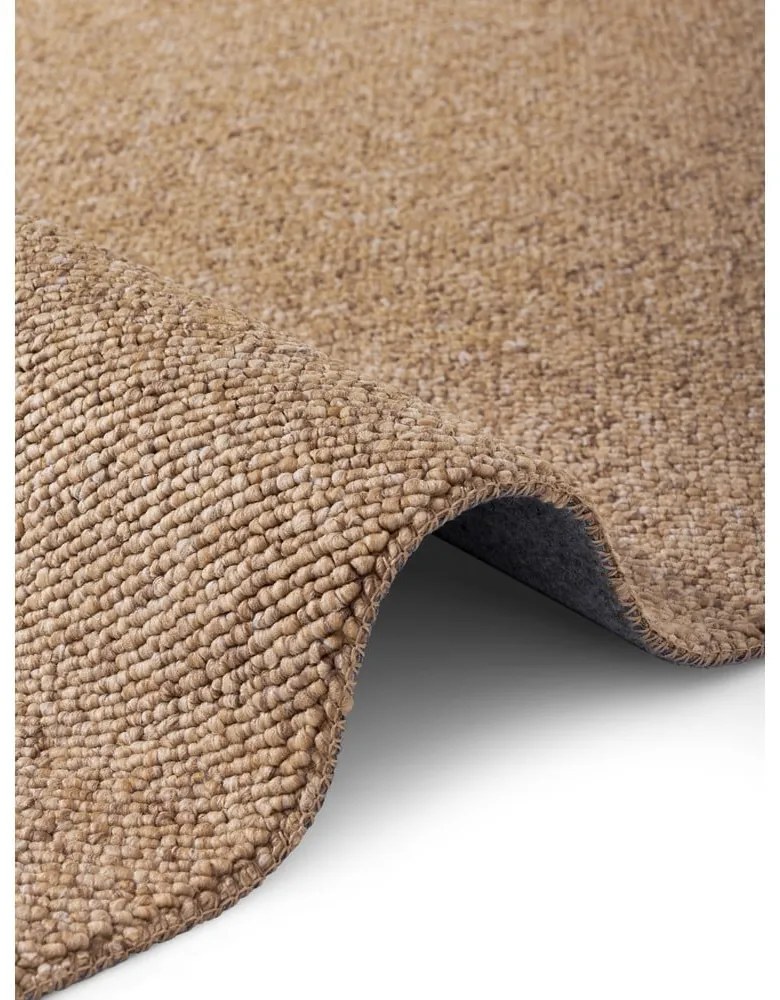 Tappeto in marrone chiaro lavabile 80x150 cm Rocco Caramel – Elle Decoration