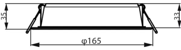 Philips - Lampada da incasso MESON LED/16,5W/230V 6500K