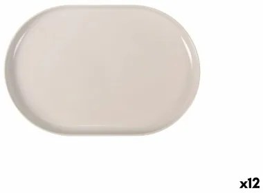 Vassoio per aperitivi La Mediterránea Ivory Ovale 30 x 20 x 2,5 cm (12 Unità)