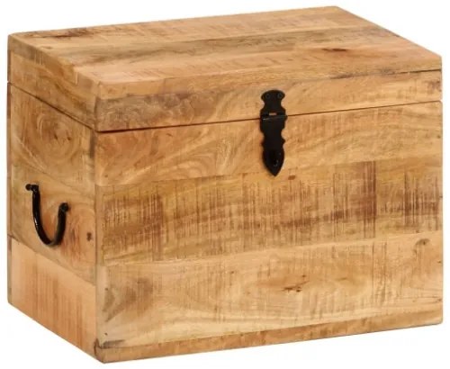 Contenitore Portaoggetti 39x28x31cm in Legno Massello di Mango