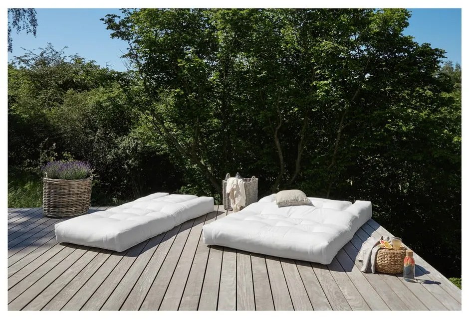 Divano letto da esterno beige Design OUT™ Beige Hippo - Karup Design