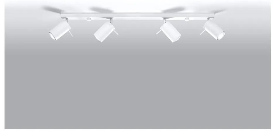 Apparecchio da soffitto bianco 4L Etna - Sollux
