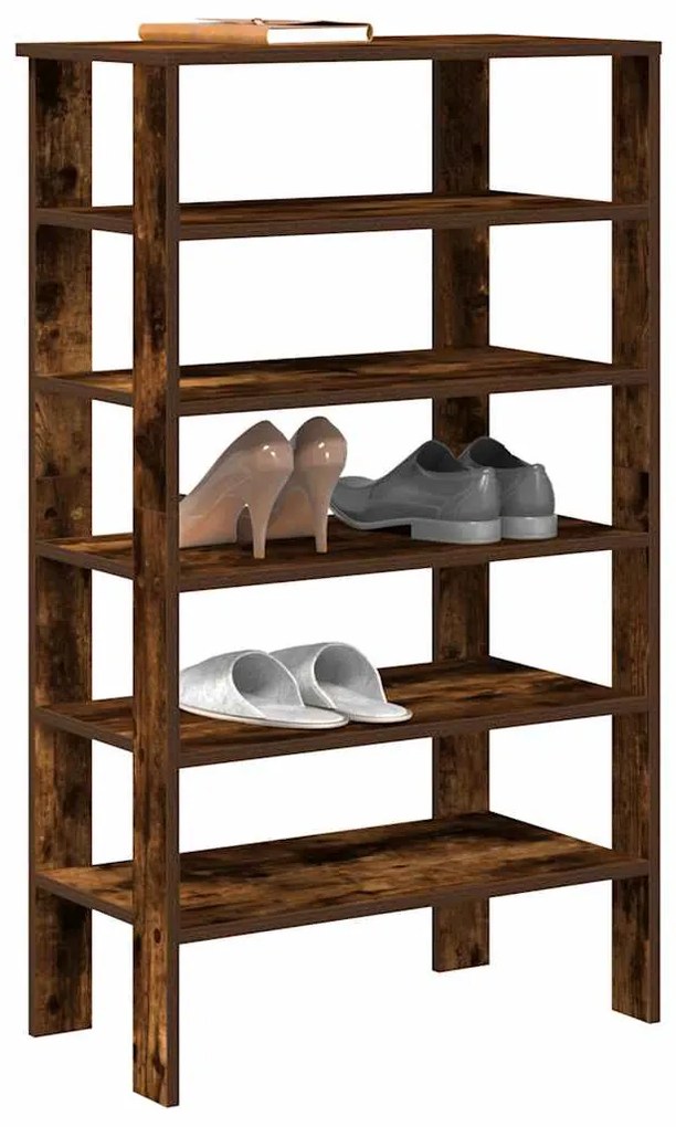 Scarpiera Rovere Fumo 61x32x105 Cm İn Truciolato /