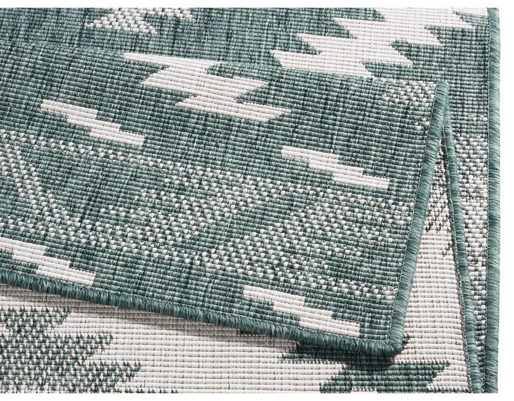 Tappeto da esterno verde e crema , 170 x 120 cm Malibu - NORTHRUGS