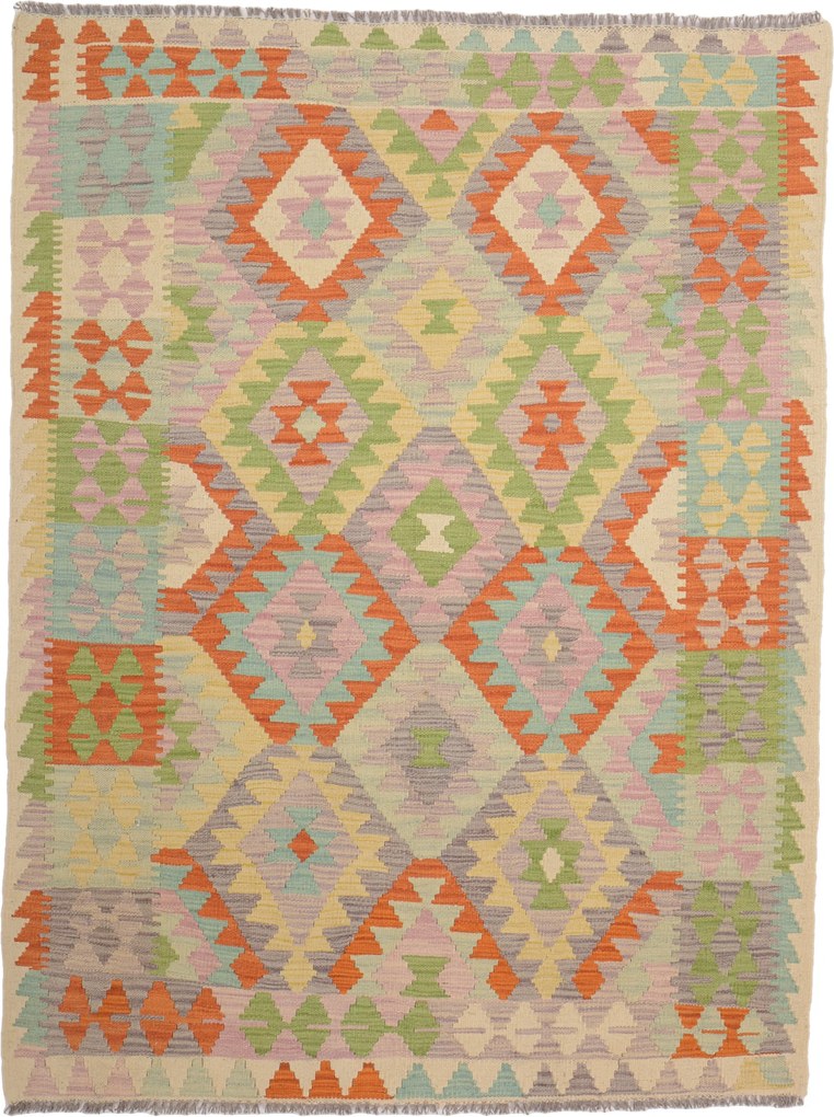 Kilim Tappeto 120x170 (Pakistan) Tessuto A Mano