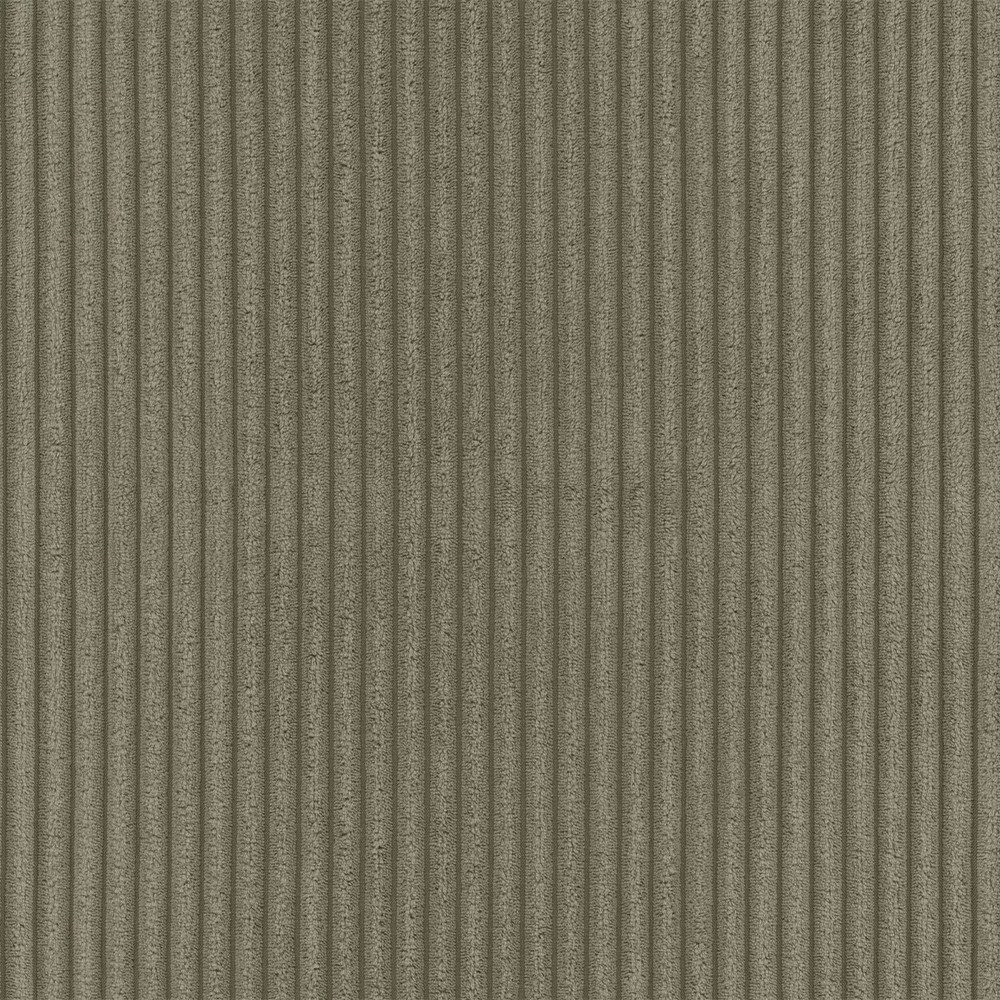 Divano angolare verde (con penisola a sinistra/con chaise lounge) con rivestimento in velluto a coste Merid – Ropez