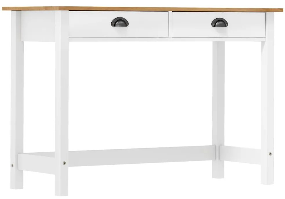 Consolle Hill Con 2 Cassetti 110x45x74 Cm İn Massello Di Pino /