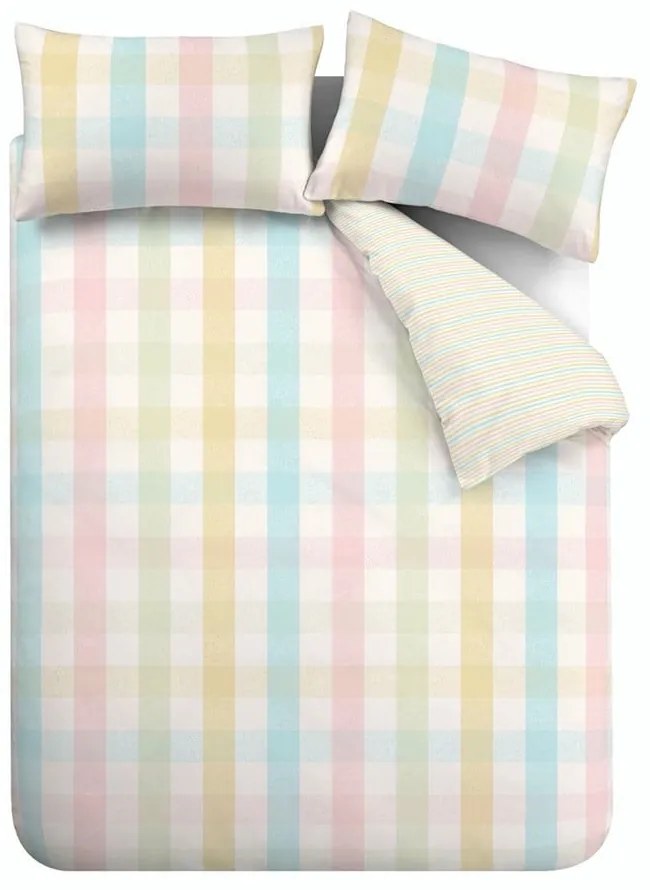Biancheria da letto per letto singolo 135x200 cm Spring Check – Catherine Lansfield