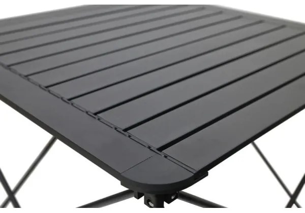 Tavolo da campeggio pieghevole 70x70cm antracite