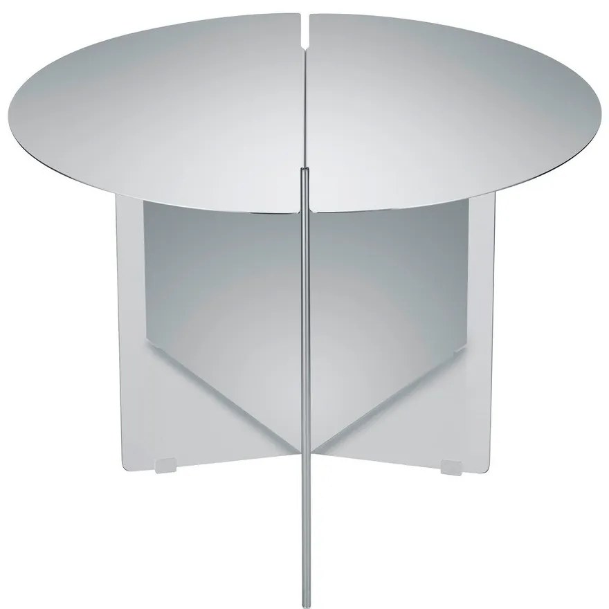 Tavolino rotondo in acciaio inox ø 50 cm Oru – Blomus