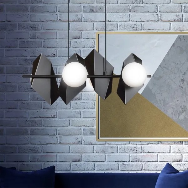 Lampadario a sospensione con filo DRIFTON 4xE14/10W/230V nero