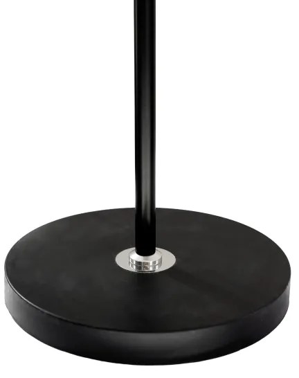 Lampada con piedistallo 1xE27/40W/230V nero