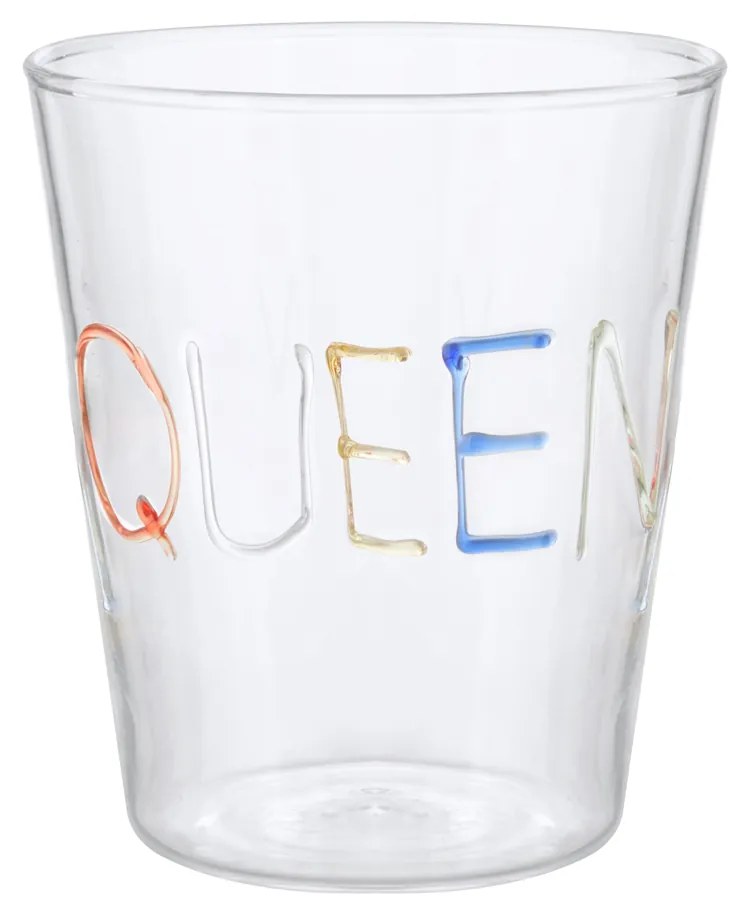 Bicchiere acqua queen in vetro borosilicato, da 380 ml