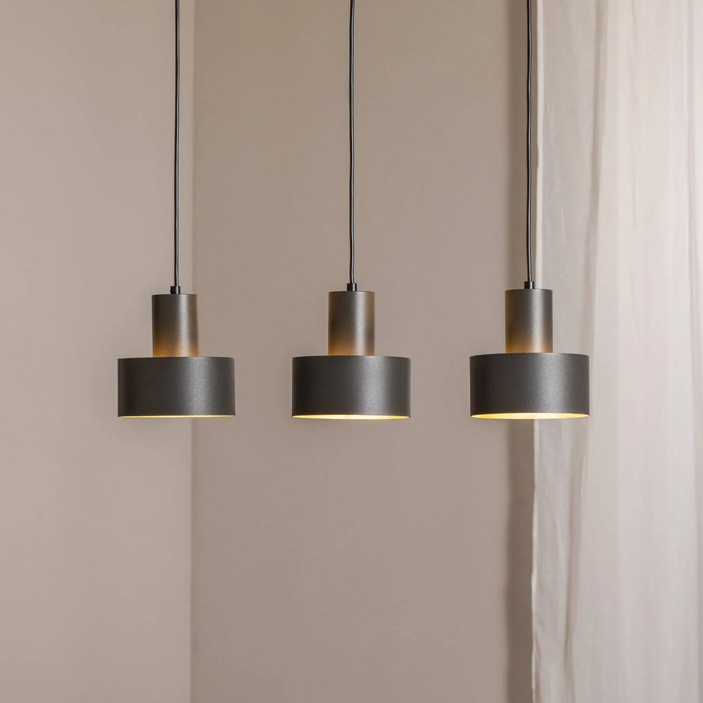 Lampada a sospensione Rif 3 SIGMA, dimmerabile, Verde, Soggiorno / Sala da pranzo, Metallo, Moderno, Lampada a sospensione