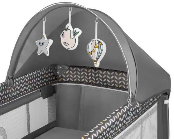 Lionelo - Culla da viaggio SVEN PLUS grigio