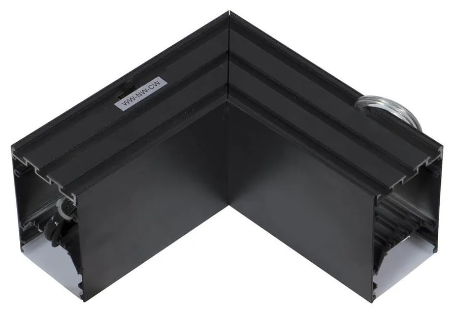 Angolo LED luminoso 8W per Lampade Lineari CCT Nero