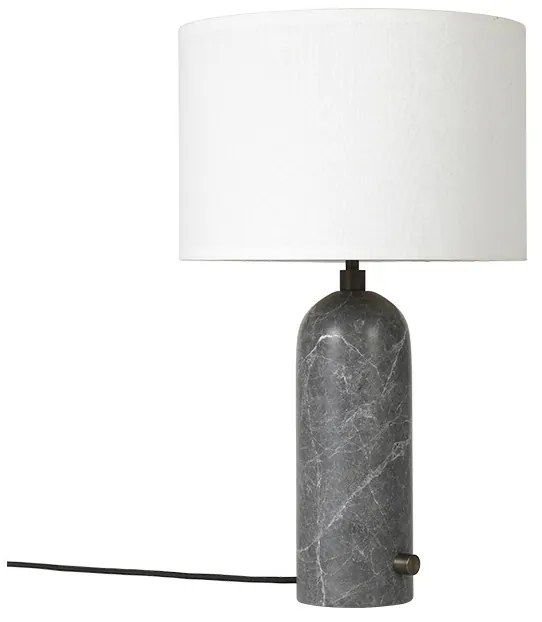 GUBI - Gravity Lampada da Tavolo Piccolo Grigio Marmo/Bianco GUBI