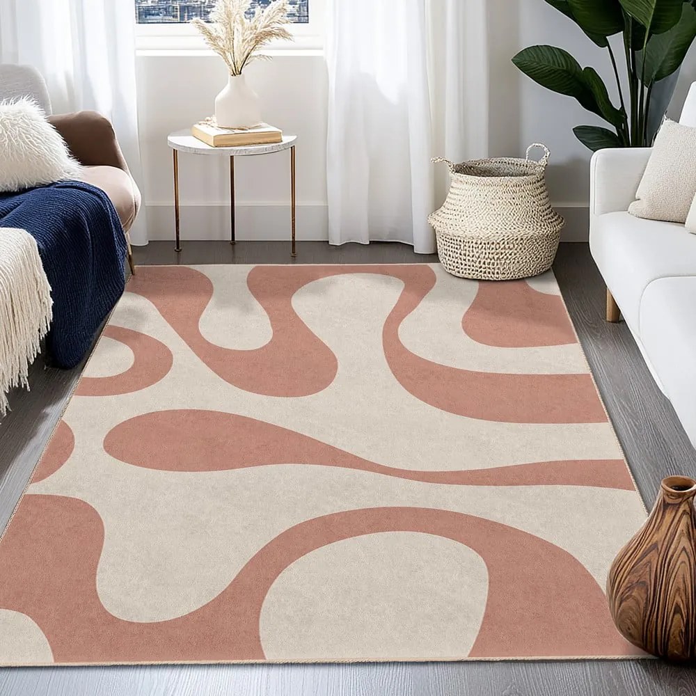 Passatoia rosa lavabile 80x200 cm Strawberry Latte – Mila Home