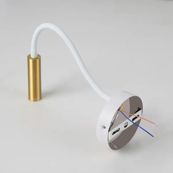 Brilagi - Lampada da parete flessibile dimmerabile a LED MAYA 1xG9/4W/230V bianco/oro