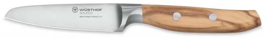 Wüsthof - Coltello da cucina per verdure AMICI 9 cm in legno d'ulivo