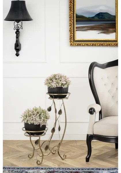 Portafiori 70x50 cm oro