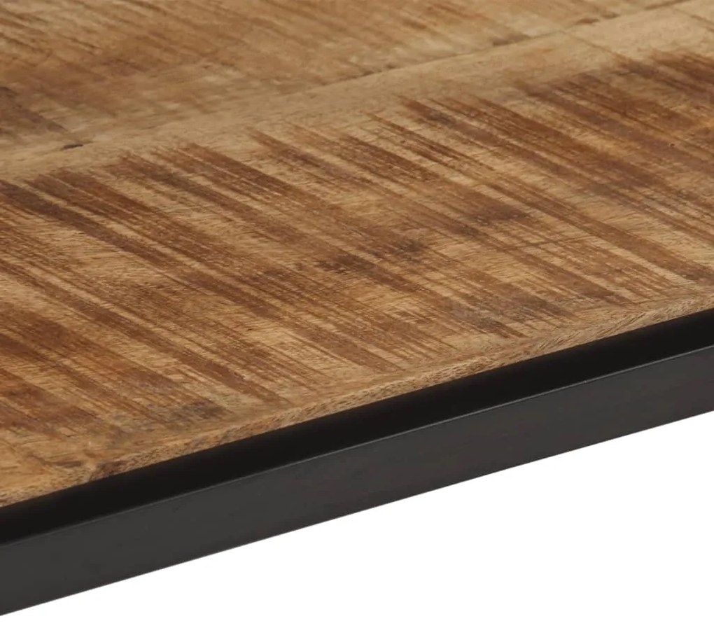 Tavolo consolle 100x35x70 cm in legno massello di mango grezzo