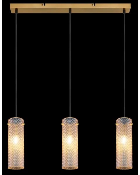 Globo 15775-3H - Lampadario a sospensione con filo KAROLO 3xE14/40W/230V