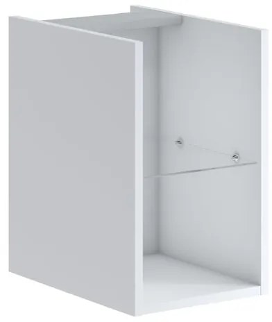 Scocca per base sottolavabo Opera laccato opaco bianco L 30 x H 50 x P 45.5 cm
