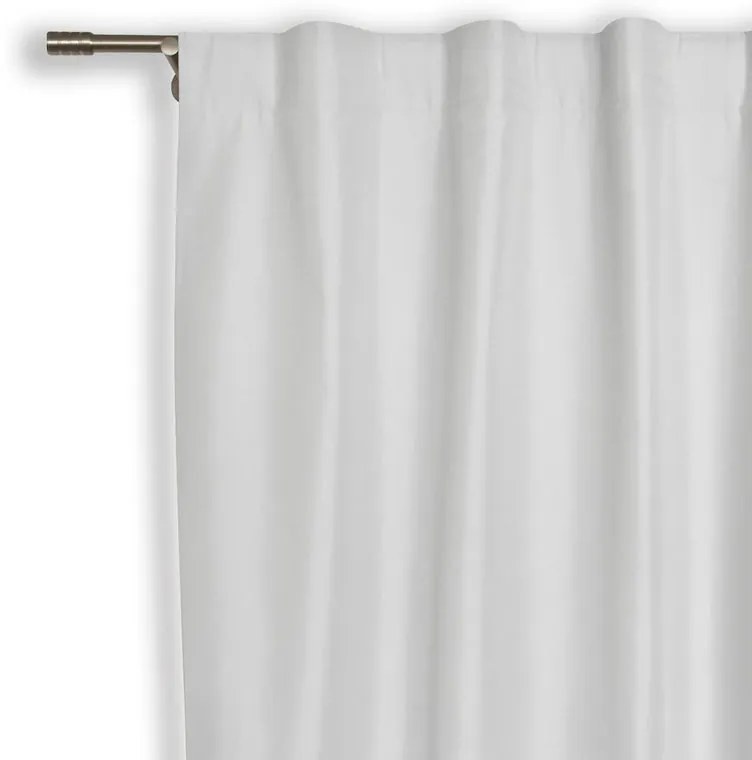 Tenda Night 00 bianco, passanti nascosti 140x300 cm