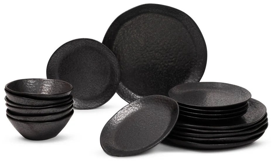 Set da pranzo in pietra 18 pz Dark Moon – Bonami Selection